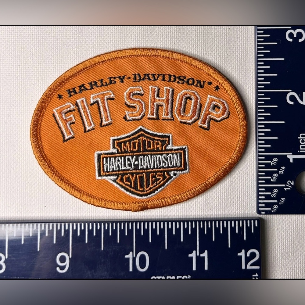 Authentic Vintage Harley-Davidson Patch / Emblem Rare Dealers Only Fit Shop sm.